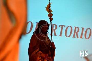 Procesión de Santa Agueda y la Virgen de Lourdes en Telde (Foto Francisco Javier Santana)